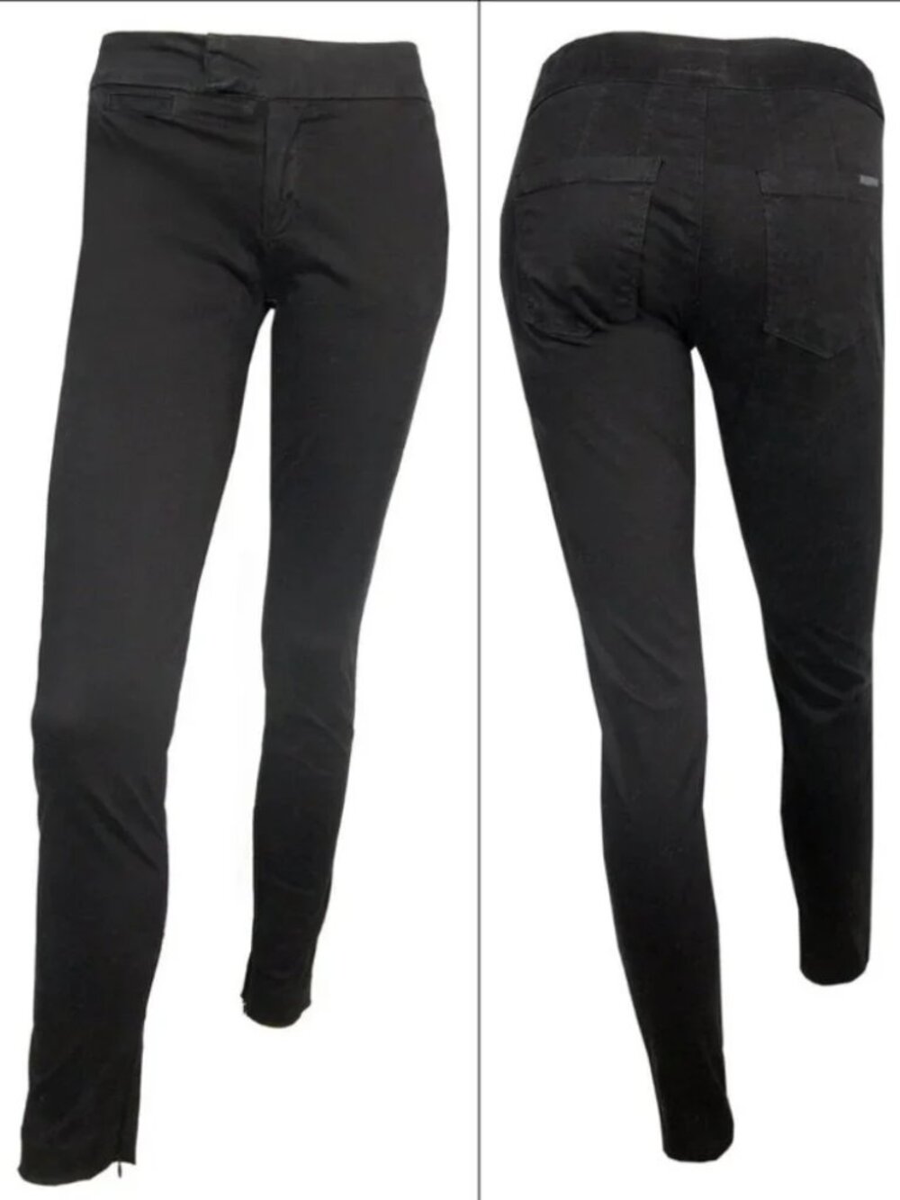 New Hudson Jeans LouLou mid-rise ankle zipper skinny cigarette trouser pants